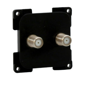 C-Line Double Satellite Socket - Black