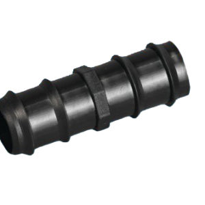 black straight connector