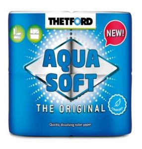 Thetford Aqua Soft Quick Dissolving Tissue - 4 rolls