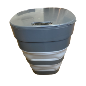 Touchless Sensor Folding Waste Bin for Camping